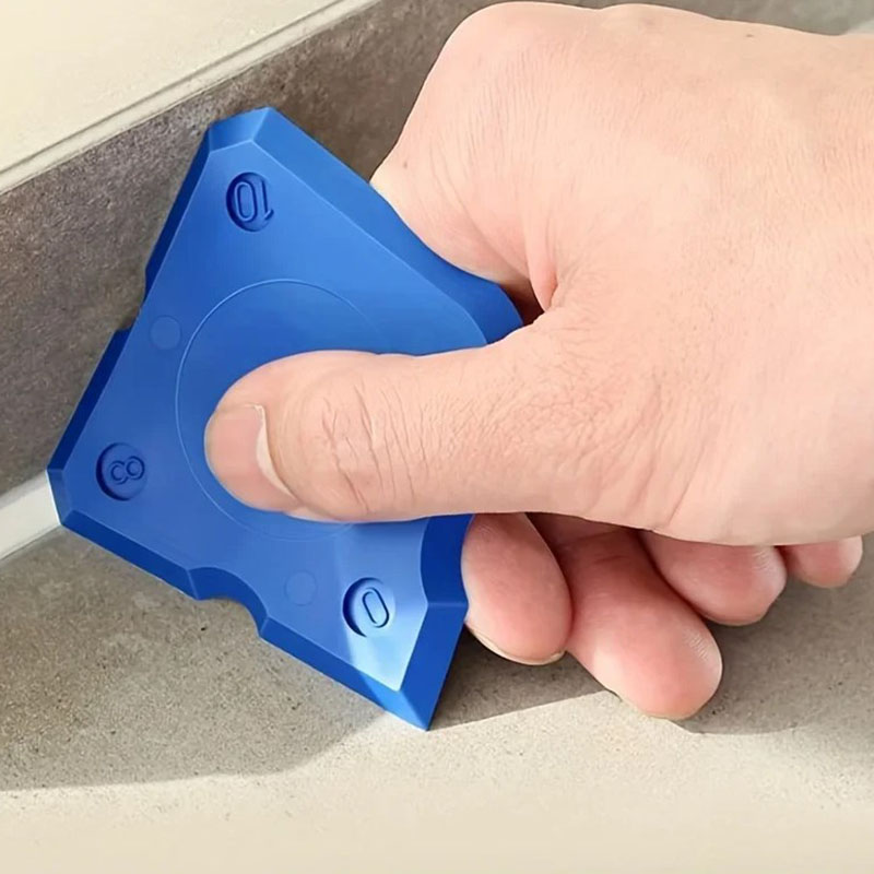 Bathroom Caulk Siliconized - 4 Parçalı Silikon Kalafat Aleti Seti,
