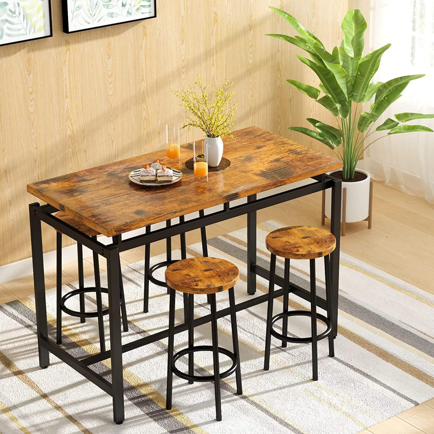 Home Improvement Kitchen Set - Yemek masası ve sandalye seti beş