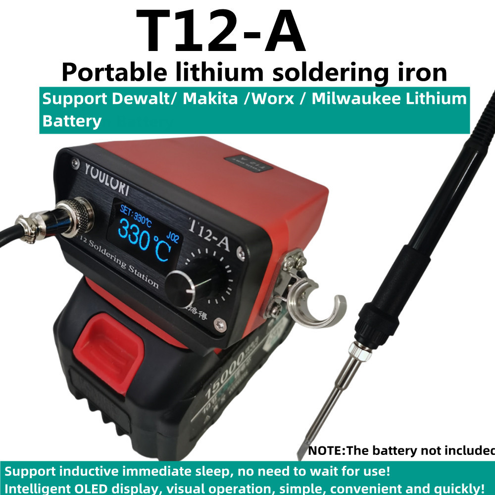 Milwaukee Drill M12 Fuel - T12-A STM32 V3 Akülü Lehimleme İstasyonu