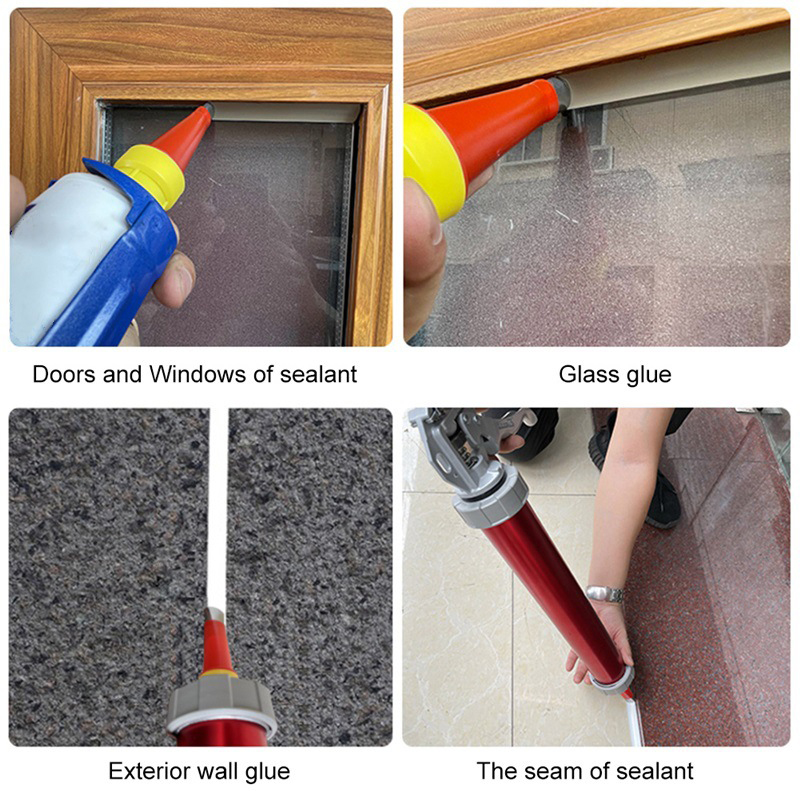Bathroom Caulk Siliconized - 22 adet paslanmaz çelik kalafat memesi