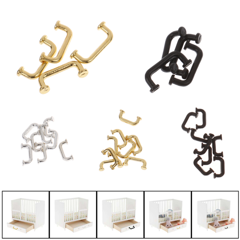 Cabinet Handle Pull - 1:12 minyatür 4/8 adet kapı dolabı