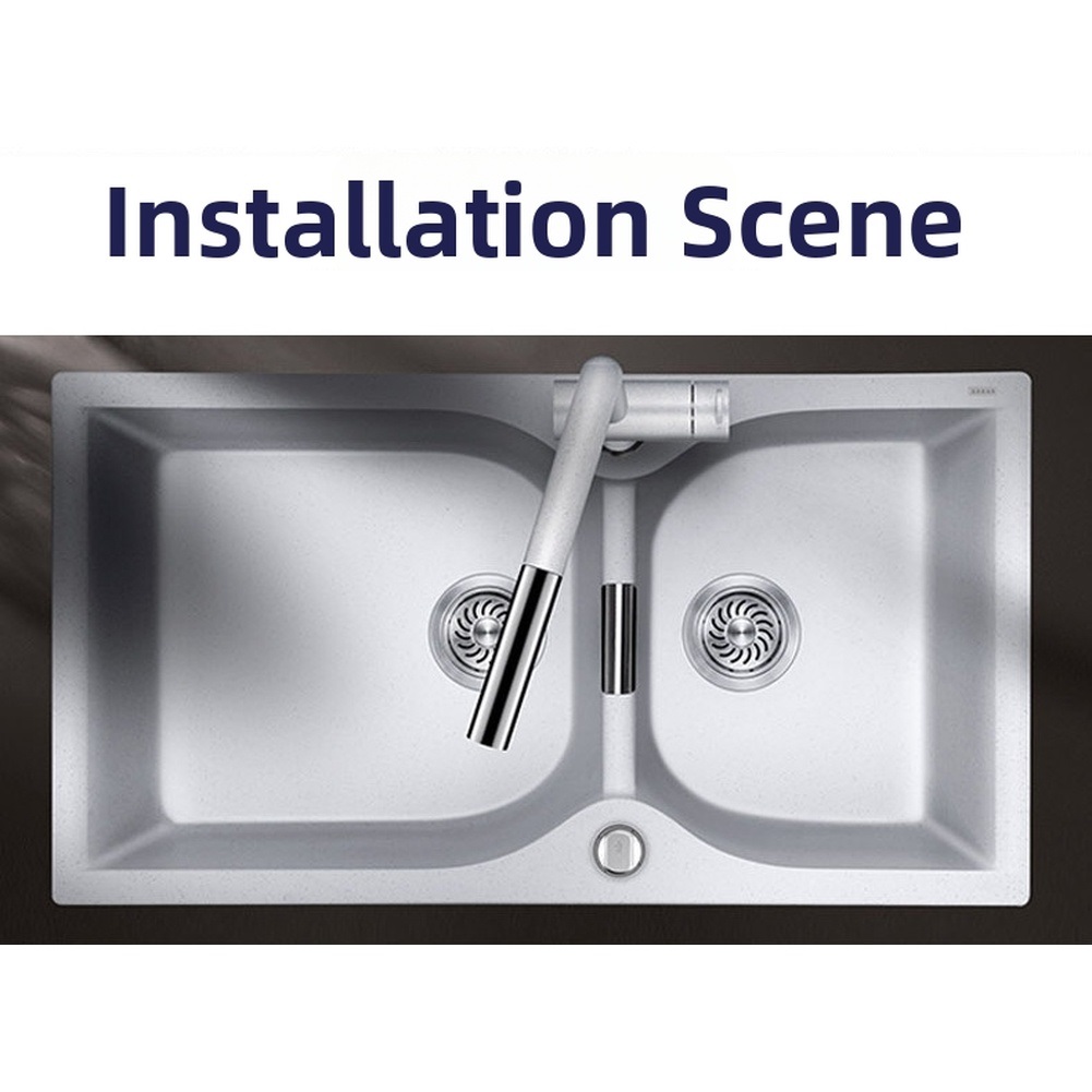 Home Improvement Kitchen Set - 304 Paslanmaz Çelik Lavabo Taşma Plakası