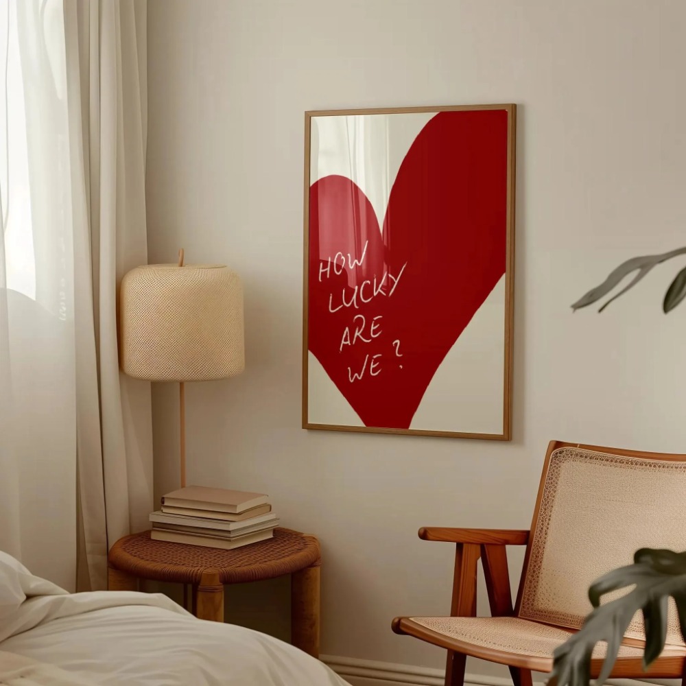Home Improvement Furniture - Nasıl Şanslı Biz Pembe Kırmızı Çizgili