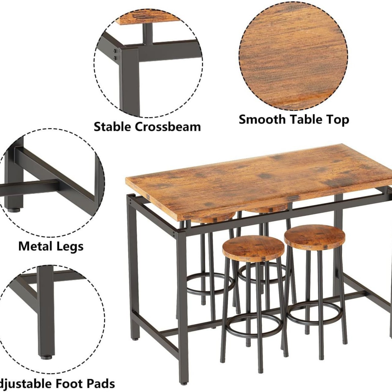 Yemek masası ve sandalye seti  - Home Improvement Kitchen Set incelemesi ve fiyatı